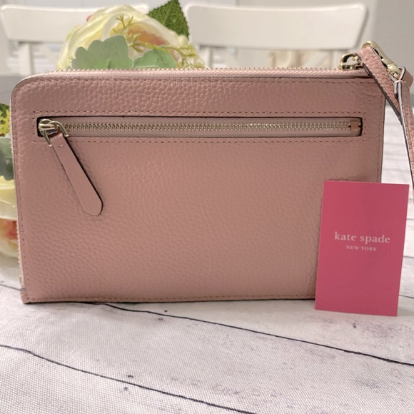 NWT Kate Spade zip wristlet clutch pink - Picture 2 of 6